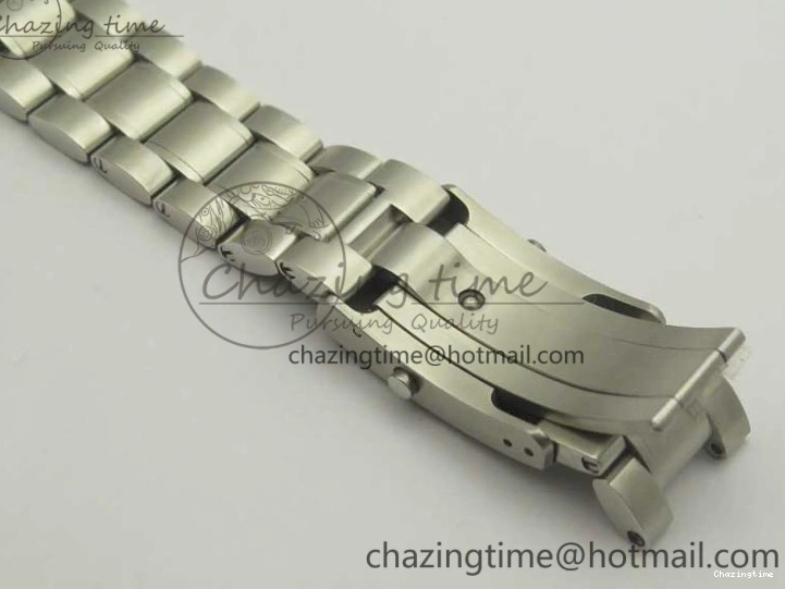 0114 Speedmaster Moonwatch OMF 1:1 Best Edition Black Dial Orange Hand on SS Bracelet A Timeless 8044